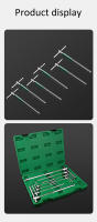 Llave Allen Torx T-shaped Hexagonal 2/2.5/3/3.5/4/4.5/5/6/8/10mm Herramienta Manual Antideslizante De Acero Inoxidable Spanner Extendido - details 13