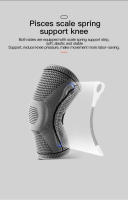 Pardas De Rodilla 1/2 PC Con Correa Soporte Medial Patela Silicona Compresión Protección Deportiva Para Baloncesto Y Carreras - details 7