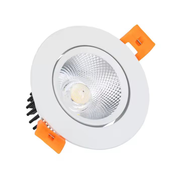 Ledkia Foco Downlight LED 7W Circular COB CRI90 Corte Ø 70 mm No Flicker 2700K Blanco Cálido - 1