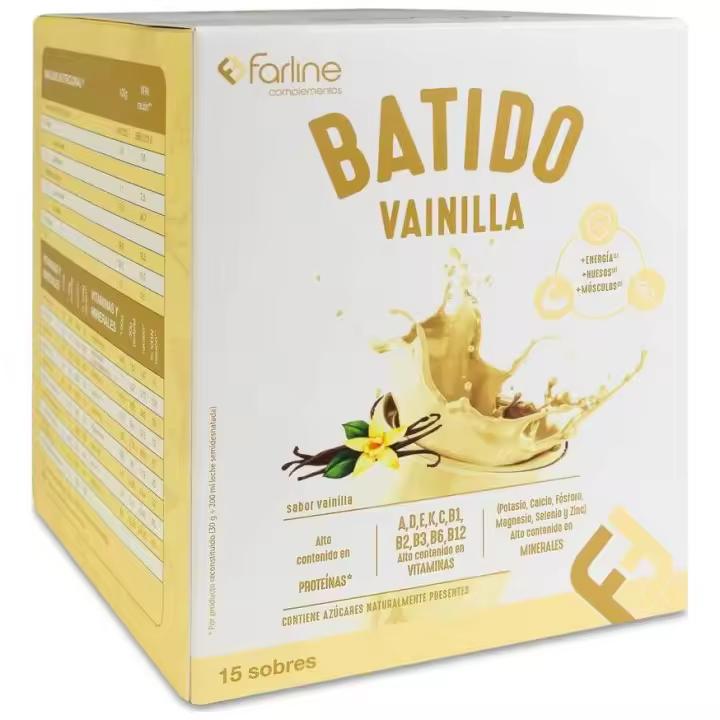Batido Farline de Vainilla, 15 Sobres - 1
