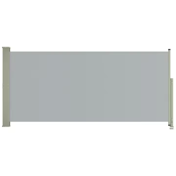Toldo lateral retrácthil de Jardín gris 140x300 cm - 1