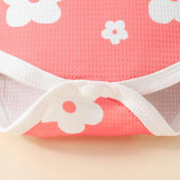 Conjunto Veraniego Para Bebé Niña Con Estampado De Flores Camiseta Y Shorts Con Diadema 2 Piezas Ropa Infantil De Verano - details 6