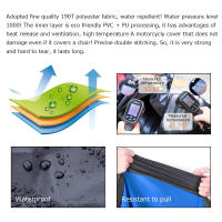 Cubierta Impermeable Para Motocicleta Protectora Contra Polvo Raining Nieve UV Para Scooter Tamaño M L XL XXL XXXL Material 190T Poliéster Taffeta Antiuv - details 14