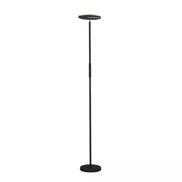 CRISTAL RECORD Lámpara de Pie LED 20W Aten Negro CR 06-325-20-008 - Calidad Garantizada - 1