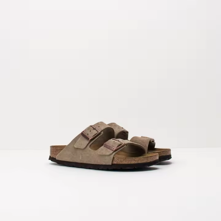 SANDALIA - BIRKENSTOCK - ARIZONA SFB SUEDE TAUPE 951303 HOMBRE - 1