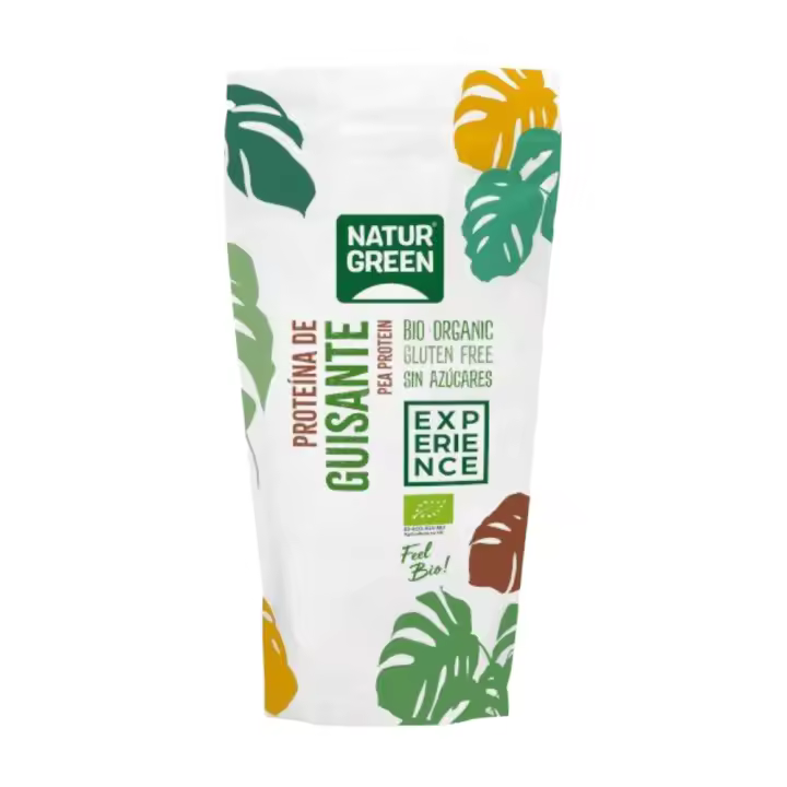 Naturgreen Proteína de Guisante Ecológica 250g – Alta Absorción, Sin Gluten y 100% Vegana - 1