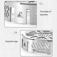 Anillo Antiviento De Cocina Al Aire Libre Resistente a Altas Temperaturas Acero Inoxidable Para Camping Y Picnics Suministros De Cocina - details 1