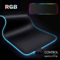 Alfombrilla gaming RGB, Alfombrilla Gaming LED 13 Modos 800x300mm con Superficie Impermeable y Base de Goma Antideslizante para PC Ordenador - details 4