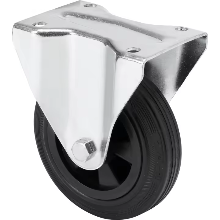 RUEDA TW0258 ø 80 POLIAMIX GOMA NEGRO - 1