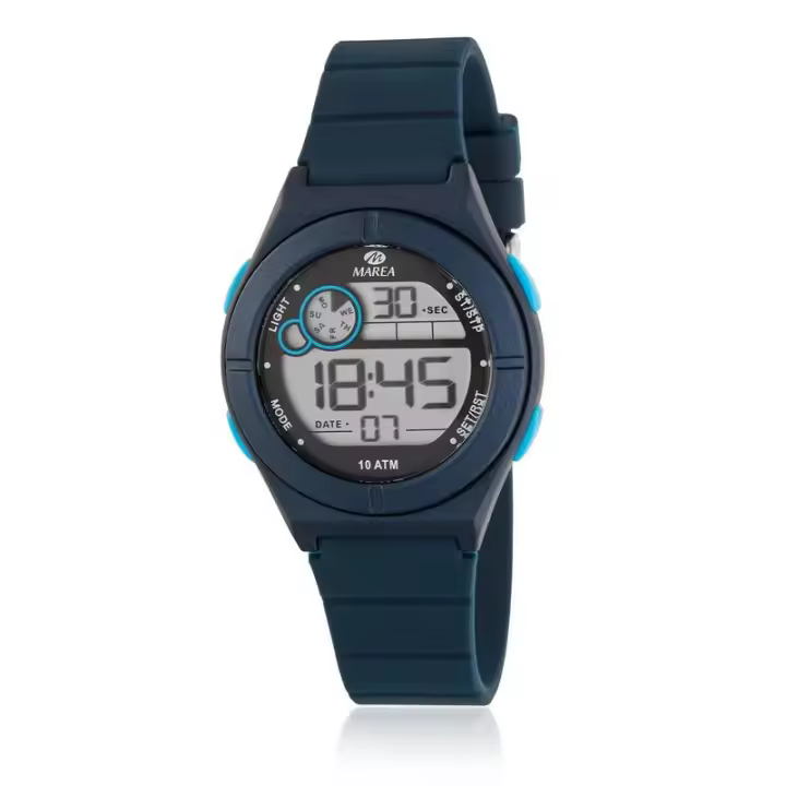 Reloj MAREA B25162/2 Niño Digital Cadete Correa Silicona Azul Oscuro - 1