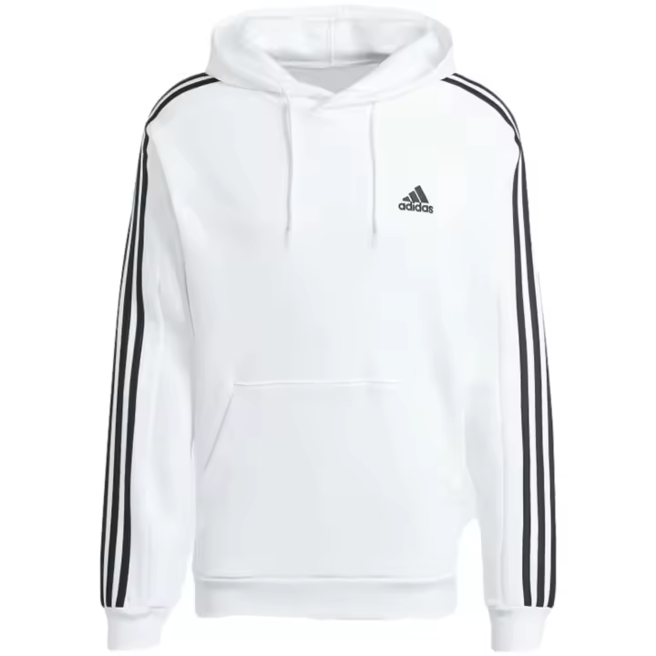 Sudadera con Capucha Adidas 3 Stripes para hombre en color blanco - 1