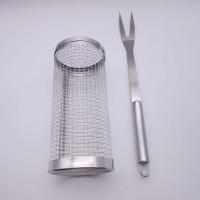 Cesta De Barbacoa De Acero Inoxidable Para Camping Al Aire Libre Y Parrilla Portátil Con Malla De Hierro Fundido Para Hornear Alimentos Fácilmente - details 4