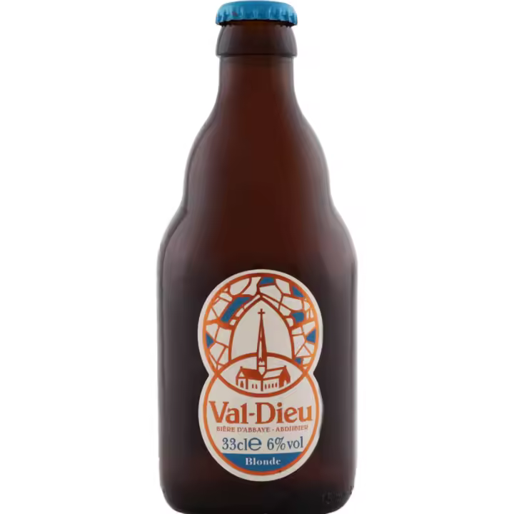 6 uds x Val Dieu Blonde 33Cl cerveza Belga rubia estilo Abadía - 1