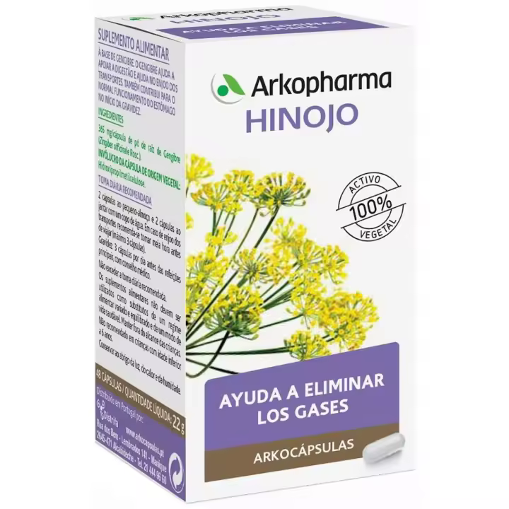 Arkopharma Arkocápsulas Hinojo, 45 Cápsulas - 1