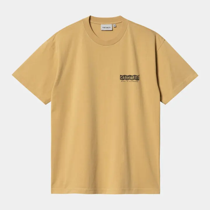 Camiseta Marrón Carhartt Stamp T-Shirt Bourbon - 1