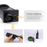 Luces De Fairy LED Duraderas En Cuero Genuino Con 8 Modos Impermeables Para Decoración De Navidad Árbol Jardín Fiesta Lámpara De Césped - details 3
