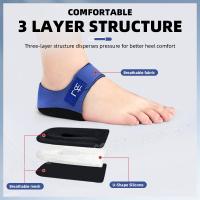 Protectores de talón Gel de silicona transpirable Copa de cojín Alivio del dolor de talón Manga Plantilla para calzado - details 6