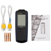 PCE Instruments Termometro digital de 2 canales con entrada dual / Gran rango de temperatura / Unidades: °C, °F o Kelvin / Desconexión automática / Manejo con una sola mano / Pantalla retroiluminada / Para termoelementos tipo K y J PCE-T312N - details 2