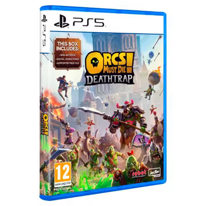ORCS MUST DIE! DEATHTRAP PS5 - Nuevo a estrenar - PAL España - Meridiem Games - RTS - PREVENTA - Lanzamiento 22/09/25 - 1