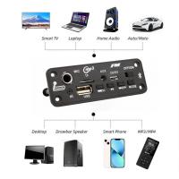 Amplificador Bluetooth 10W MP3 WMA APE Decoder Board DC 5V 5W Handsfree Microfono USB TF Carro Radio FM DIY Mp3 Juguete De Música - details 2