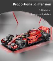 Coche De Carreras RC F1 Con Bloques De Construcción MOC 1:10 Juguetes Coleccionables Para Niños Regalos De Navidad Bloques De Plástico ABS Compatible Con Lego - details 8
