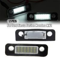 2pcs Lámparas De Placa De Matrícula Para Coche 12V 18 LEDs Brillantes 6000K 1332916 Para Ford-Mondeo MK2 Luz De Señal De Vehículo - details 0