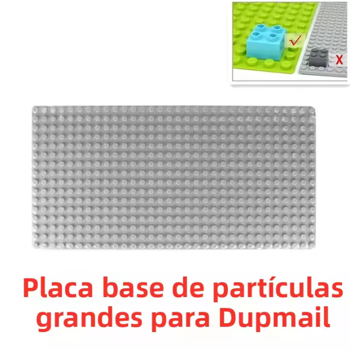 Bloques De Construcción Educativos Para Niños 16x32 Con Gran Partícula Base Placa De Bloques De Muro Juguete DIY Asamblea - 1