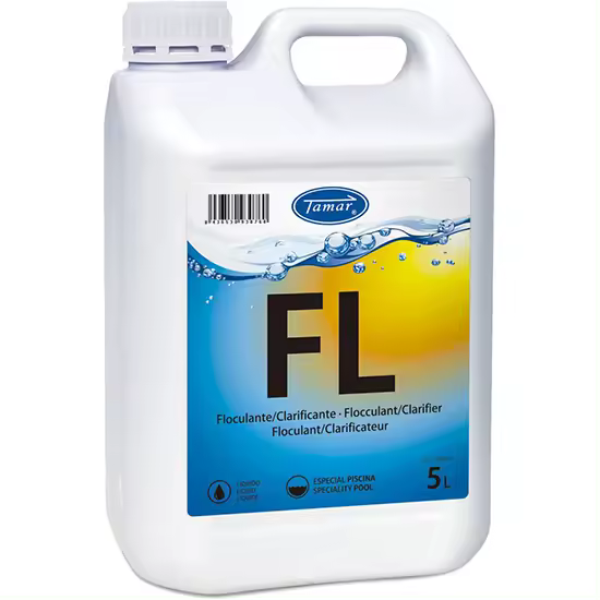 Tamar Floculante Líquido - 5 Litros para Piscinas Cristalinas - 1