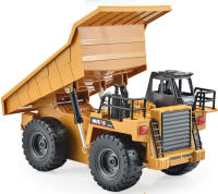 Camión Descargable Huina 1540 RC 1:18 6 Canales 2.4G Aleación Control Remoto 4WD Vehículo De Construcción Juguete Para Niño - details 0