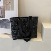 Nueva Bolso De Moda Para Mujer Estilo Coreano Bolso Espacioso De Algodón Bolsos De Hombro Casual Con Patrón Cuadriculado Tendencia Unisex - details 4