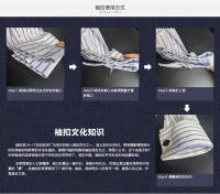 Camisa De Manga Larga Para Hombre Con Botones Franceses Sensación De Lujo Fibra De Bambú Suave Sin Planchar Formal Para Boda - details 14