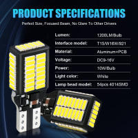 NLpearl 2x T15 W16W Luz De Retroiluminación LED Canbus 1800Lm Super Brillante 921 912 54SMD 4014 Lámpara De Señal Trasera De Coche - details 1