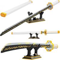 Bloques De Construcción De Espada Demon Slayer 956 Piezas 39 Pulgadas Con Scabbard Y Soporte Regalo Para Fans De Anime Juguete Samurái Para Coleccionistas - details 0