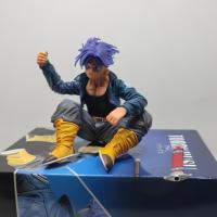Figura De Colección Dragon Ball Torankusu Super Saiyan 14cm Postura Sentada Estatua Anime Decoración De Escritorio Juguetes Para Adultos - details 0