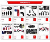 Adaptador De Conexión Rápida 1PC Aluminio 6AN 8AN Hembra a 3/8" 5/16" Para EFI Fitting Adapter De Motor Speed Racing - details 0