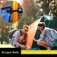 Cordones De Bungee Para Tienda De Camping Cuerda Elástica Portátil Para Fijar Tarpaulin Canopy Sombra Y Carga Resguardo Duraderos - details 5