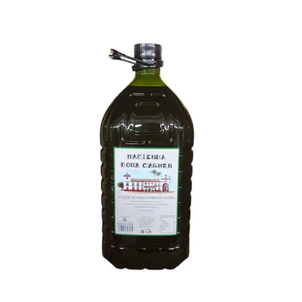 Aceite de Oliva  Virgen extra 100% natural HACIENDA INMACULADA Seleccion de aceitunas categoria superior 5L ideal para todo tipo de usos. Calidad y sabor de confianza garantizada - 1