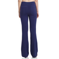 Ogilvy Mather-Pantalones largos de pierna Acampanados para mujer, pantalones largos de cintura alta, estilo Palazzo, elegante, OL - details 10