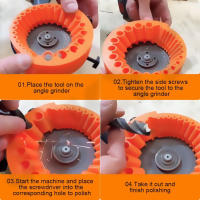 Nueva Broca Multifuncional 2-13mm Para Mecánica De Precisión Herramienta De Pulido Y Afilado Compatible Con Angle Grinder - details 10
