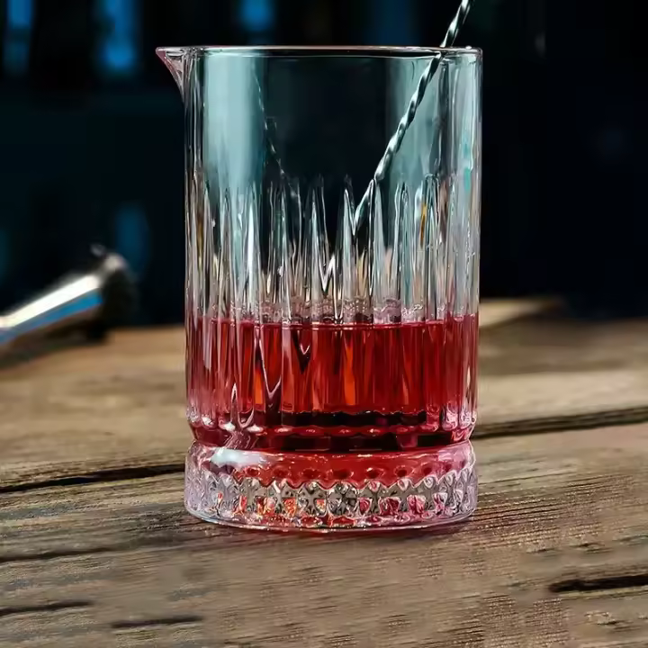 700ml Barra Profesional Coctelera Cristal Vaso Para Whiskey Mezcla De Vino Bartender Herramienta De Mezcla Copas De Remolque - 1