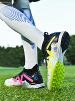 Zapatos De Fútbol Profesionales TF Resistentes Para Adolescentes Durable High Tops Entrenamiento Adulto Antideslizante Zapatos De Fútbol - details 4