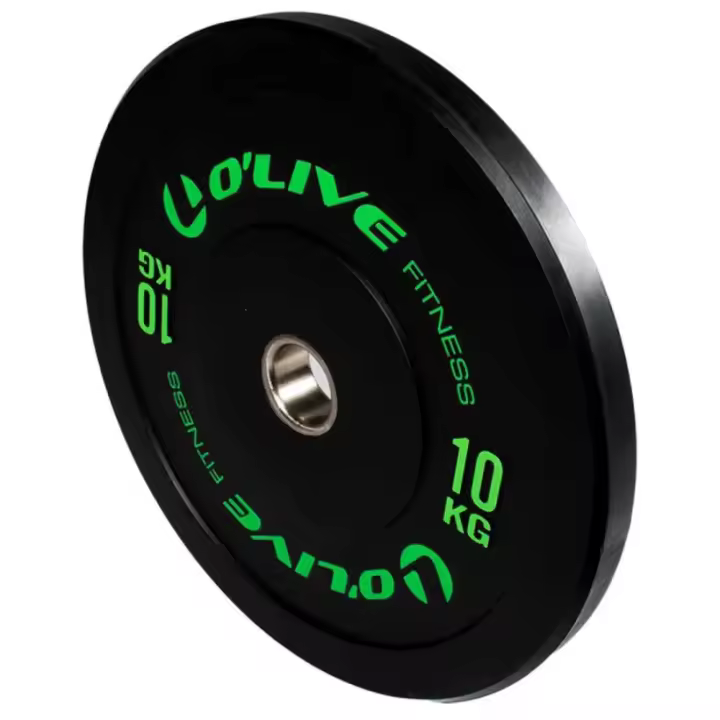 Olive Plato Rubber Coated 10 Kg Plateado - 1