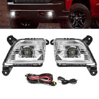 Luz De Niebla LED Para Chevrolet Silverado 2019 2020 Lámpara De Día Antiniebla Frontal Impermeable DLAA Chevelle Luz Diurna 3400LM - details 1