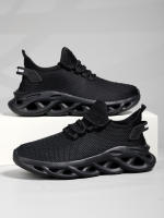 Zapatos De Correr Para Hombre Y Mujer Casual Negro Malla Transpirable Absorbedor De Choque Ligero Tenis Deportivos Outdoor Marrón - details 2