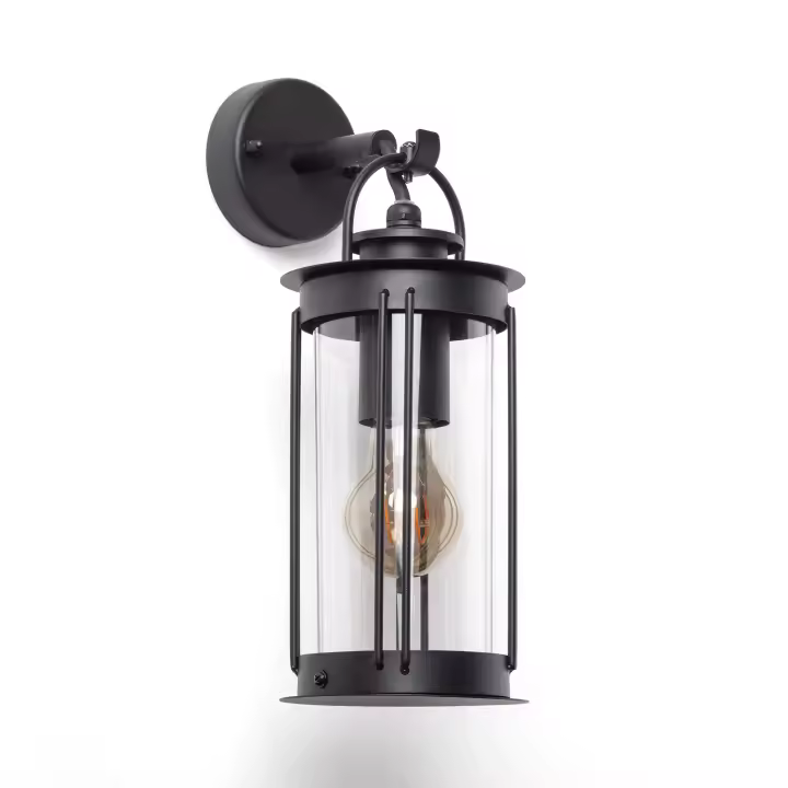 Ledkia Lámpara de Pared Exterior Acero Inoxidable Kumod Negro - 1