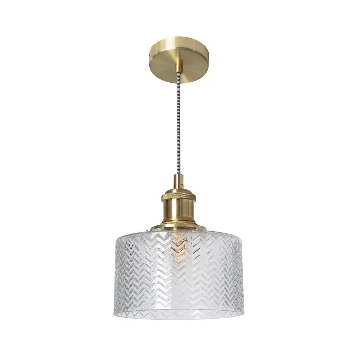 Ledkia Lámpara Colgante Cristal Matisse - Diseño Clásico y Acabados de Calidad Premium - 1