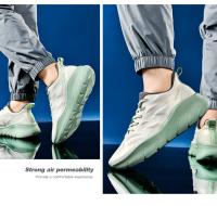 Zapatos De Correr Para Hombre De Alta Calidad Zapatillas Casuales De Exterior Suela Gruesa Talla Grande 46 47 Zapatos De Otoño 2024 - details 23