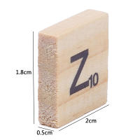 100pcs Abecedario Wooden Letters Ingles Alfanumerico Adornos Para Manualidades Palabras Inglesas Juguetes Educativos De Madera Para Niños - details 0