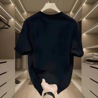 Camiseta De Algodón Respirable Para Hombre Estampada Cuello Redondo Estilo Hip-hop Para Fitness Y Uso Diario Verano - details 3