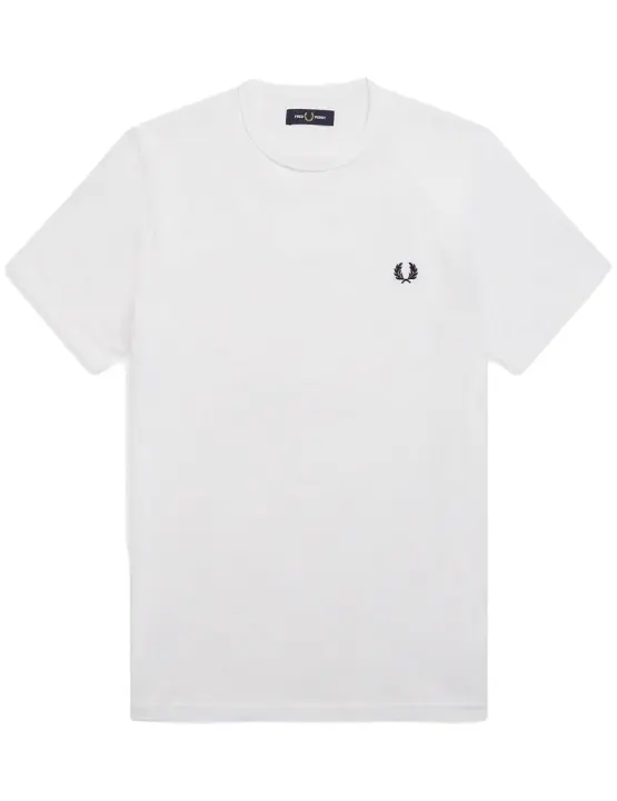 Camiseta Fred Perry Ringer blanco - 1